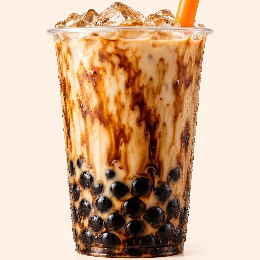 Ly trà sữa trân châu đường đen